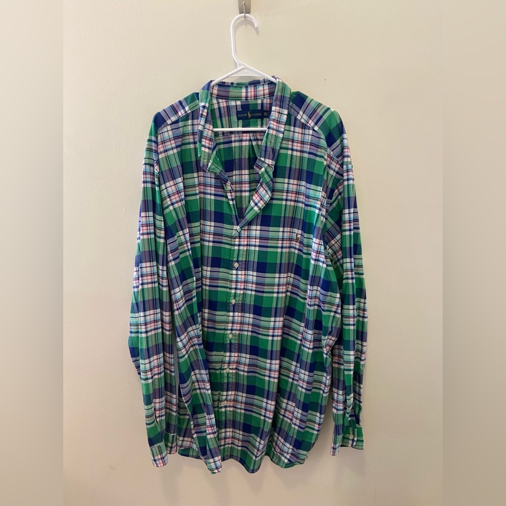 Big and Tall Ralph Lauren Multi Color 4XL Tall